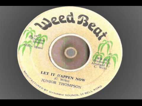Junior Thompson - Let it Happen - Weed Beat records - reggae 1977