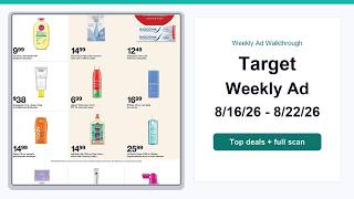 Target Weekly Ad (8/16/26 - 8/22/26) Top 10 Deals