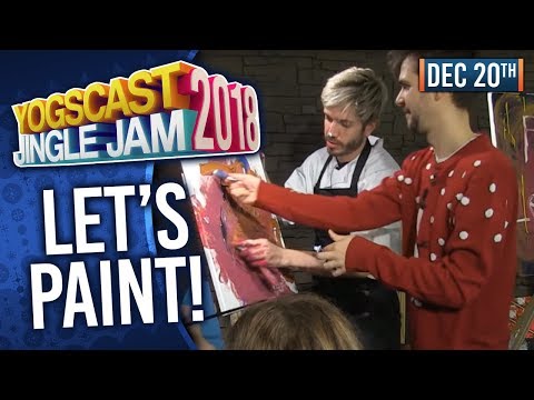 ART STREAM w/ LEWIS, MOUSIE & HAT FILMS! - YOGSCAST JINGLE JAM! - 20th December 2018