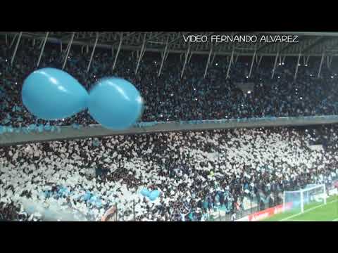 "40 mil banderitas - Recibimiento Racing 0 - 0 River - Copa Libertadores 2018" Barra: La Guardia Imperial &bull; Club: Racing Club &bull; País: Argentina