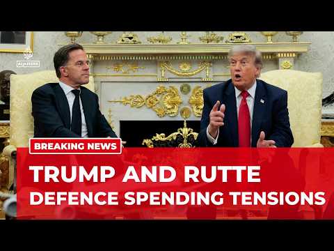 Trump meets NATO chief Rutte at White House amid tensions over Europe defence burden