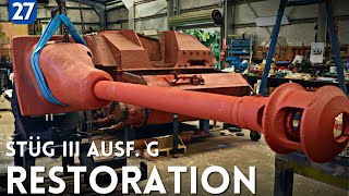 WORKSHOP WEDNESDAY:  Repairing the traverse guides and test fitting the STUG III G gun!