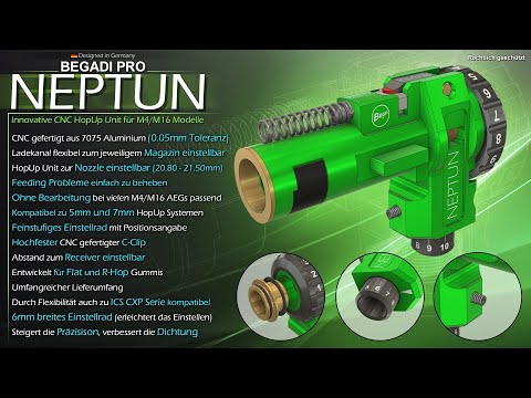 Begadi Pro Neptun M4 CNC Hopup Chamber Video