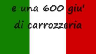 Video thumbnail of "L'italiano ( l asciatemi cantare  ) Toto Cotugno - lyrics"