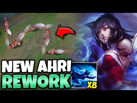 NEW AHRI REWORK GIVES HER 8 DASHES IN A ROW?! (THIS IS AMAZING) - League of Legends