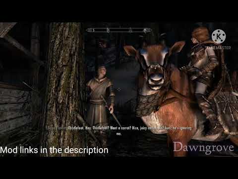Skyrim Mods: Lucien and Auri with Thistlefoot