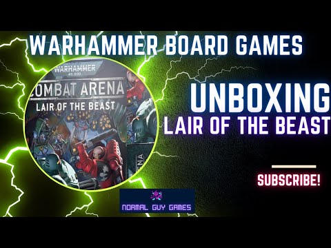 Unboxing - Warhammer 40k Combat Arena - Lair of The Beast