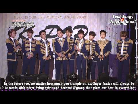 [ENG] GAON - Artist of the Year (Album) 4th Quarter - Super Junior
