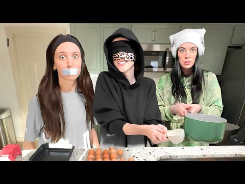 BLIND, DEAF, MUTE BAKING CHALLENGE w/ Riley & Jess..