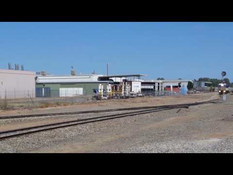 NREC gen set locos 1202 - 1201 on 1st day of trial with SCT.  9/3/17