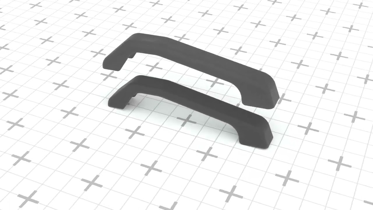 Hummer H2 Hood Grab Handle Cover Trim GM 25928162 3D Print Model