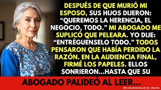 Les Di Todo a los Herederos Codiciosos… Su Abogado Leyó una Frase y Se Quedó Helado