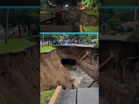 Nuevo SOCAVÓN emerge tras fuertes lluvias en Tonalá