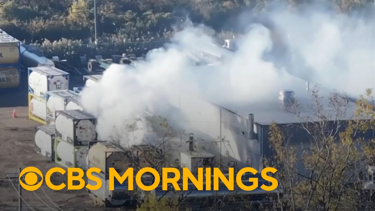 Hazardous fumes still leaking from Toledo chemical tank