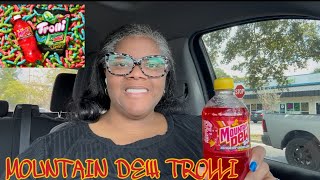 SLAYTEMBER DAY 22: MOUNTAIN DEW TROLLI REVIEW #THEREVIEWQUEEN #SLAYTEMBER