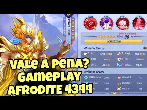 Afrodite Divino 4344 Economizar Livros é Viável?  Saint Seiya Awakening