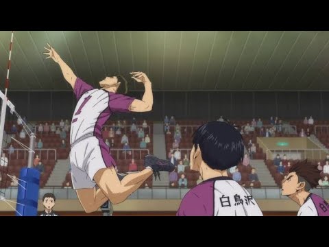 Karasuno vs Shiratorizawa Final Match Point (eng sub)