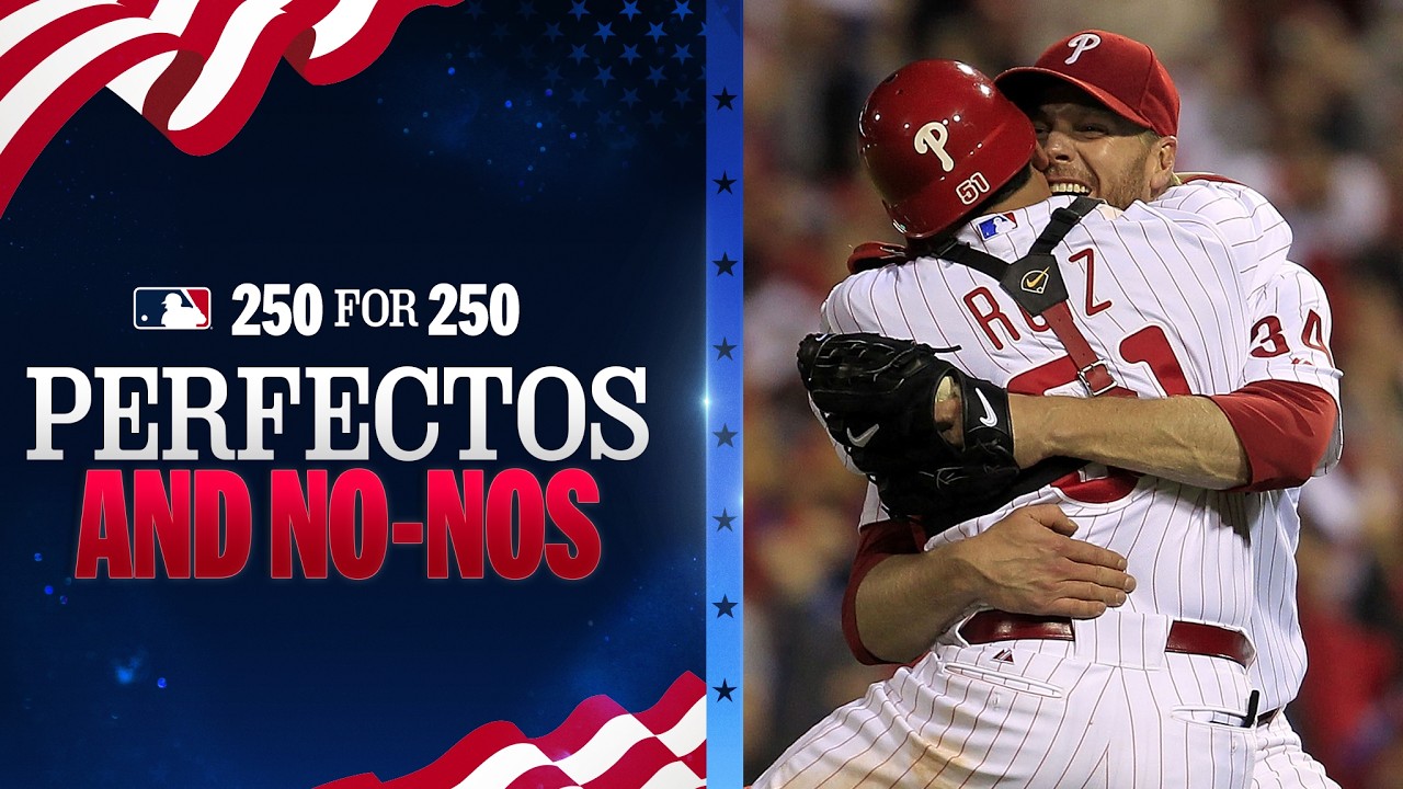 Top 10 Perfect Games & No-Hitters in Baseball History! | MLB 250 For 250