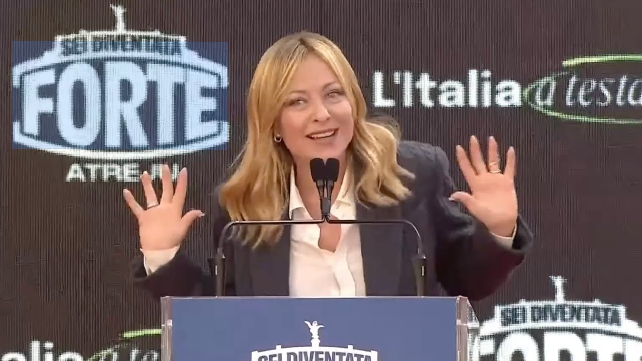 MELONI ATTACCA LA SINISTRA DAL PALCO DI ATREJU: "AMMUCCHIATA? LE FANNO LORO PER GESTIRE IL POTERE"