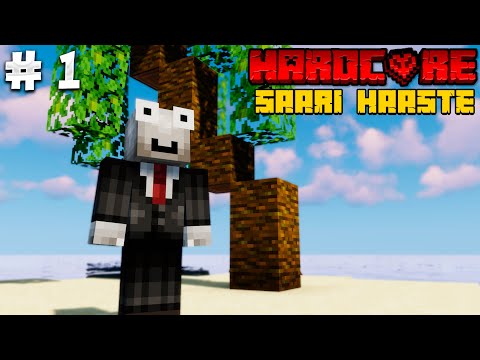 Minecraft Hardcore Haaste: VANKINA SAARESSA! #1