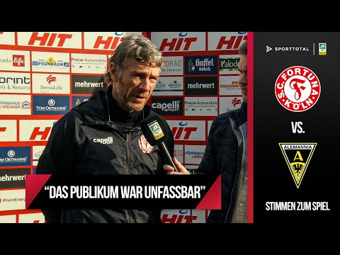 "Wissen, dass wir noch Potenzial haben!" | SC Fortuna Köln - TSV Alemannia Aachen | Interviews