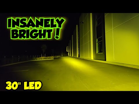 Baja Designs S8 30" LED Light Bar Review On My 2023 Frontier Pro-4X *EXTREMELY BRIGHT*