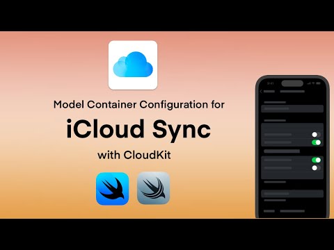 How to Configure a Model Container for iCloud Sync with CloudKit | SwiftData & SwiftUI