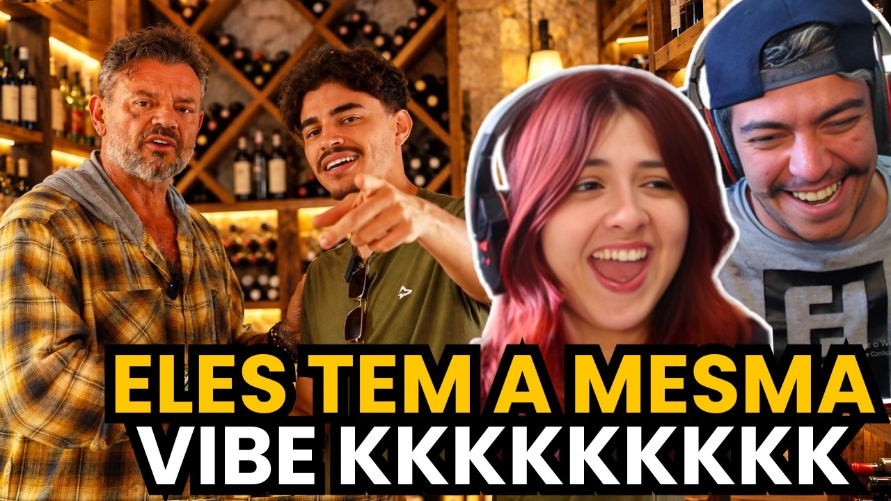 BISTECONE VAI ABRIR UMA ADEGA COM O RICHARD RASMUSSEN! (sabor animal) | react