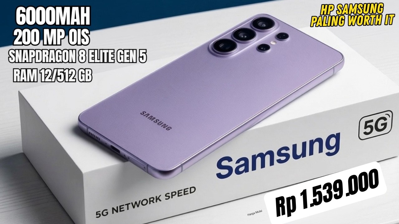 6000mAh, RAM 12/512 GB‼️HP SAMSUNG TERBARU DAN TERBAIK DI PERTENGAHAN 2026