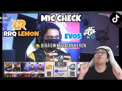 Ini Alasan RRQ Lemon Pick Miya di MPL ? -Reaction Tiktok #2