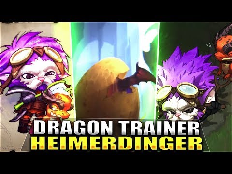 DRAGON TRAINER HEIMERDINGER New Legendary Skin Teaser Preview - League of Legends