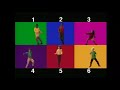 Sesame Street 6 Children Dance