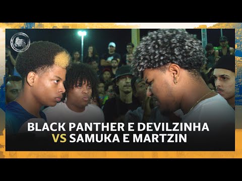 BLACK PANTHER E DEVILZINHA VS SAMUKA (ES) E MARTZIN (MG) - BATALHA DO COLISEU - EDIÇÃO 140