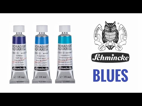 Schmincke Horadam Watercolors (Part 4) - Blues