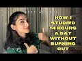 How To Study Without Burnout Study Smart Not Burnt Swathi Chola NEET 2026