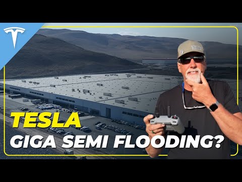 Tesla Semi Factory - First Drone Flight in 10 Days