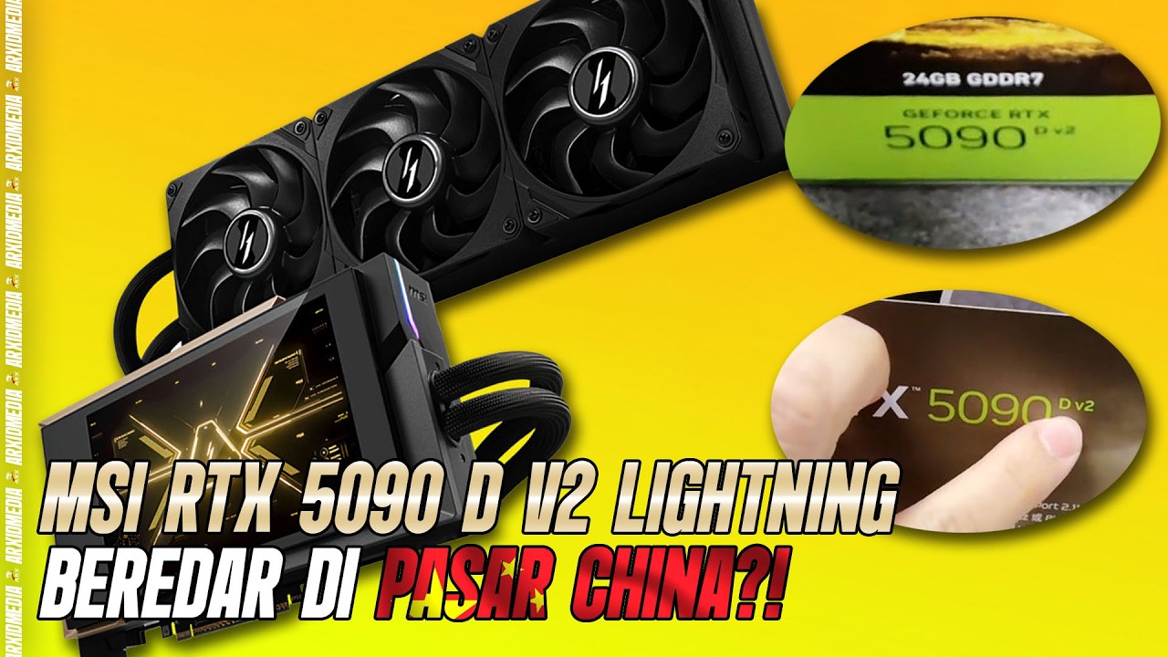 🔴 Live Stream #325 MSI RTX 5090D V2 Lightning MUNCUL! Tapi VRAM-Nya DIPANGKAS?