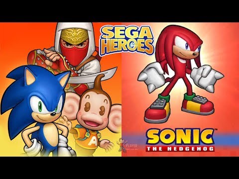Unlocked Knuckles Sonic The Hedehog - Sega Heroes - Gameplay Walkthrough