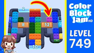 Soluzione del Livello 749 di Color Block Jam