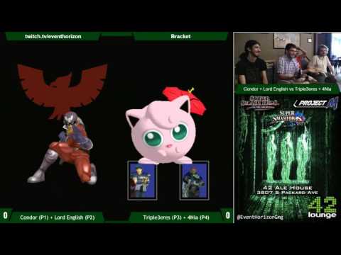 Construct 53 - Condor+Lord English vs Triple3eres+4Nia - Melee Doubles