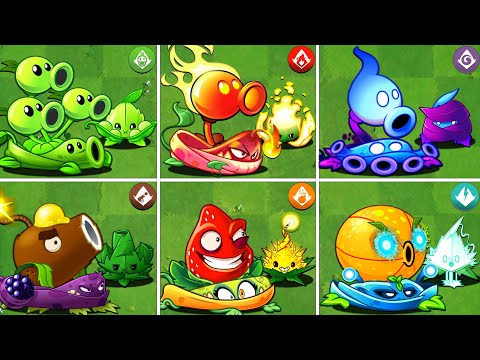 PvZ2 - 6 Team "PLANT & MINT & VINE" Battlez - Which Plants Team is Best ?