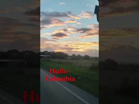 Amanecer en Palermo Huila.