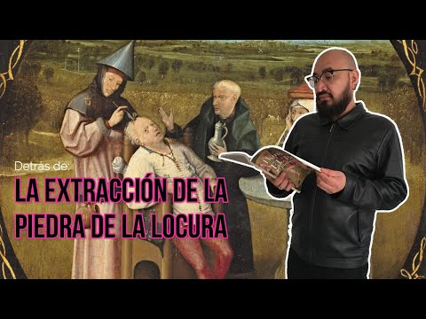 Detrás de: La extracción de la piedra de la locura del Bosco