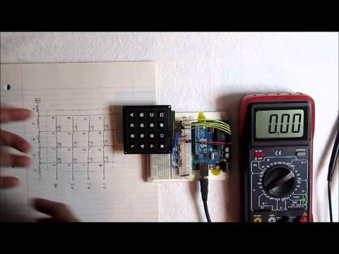 4 x 4 Keypad video