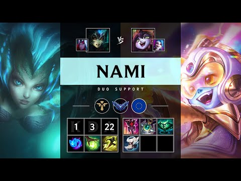 Nami Support vs Lulu - EUW Diamond Patch 25.13