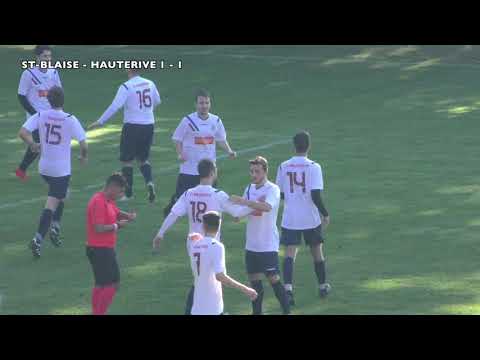 15.10.2017 CHAMPIONNAT 3ème Ligue Saint-Blaise FC - FC Hauterive 4 - 3