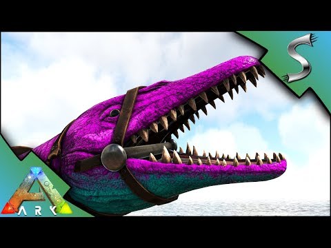 BASILOSAURUS BREEDING! CRAZY MUTATIONS AND ALPHA MOSA FIGHT! - Ark: Survival Evolved [S4E38]