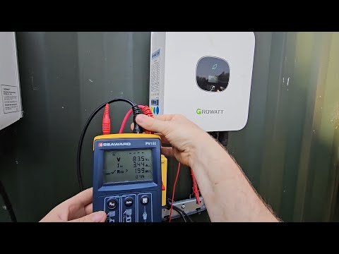 How to use the Seaward / Benning solar tester, and how to test an array without one.