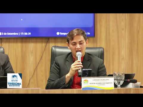 3ª SESSÃO ORDINÁRIA DO II PERIODO LEGISLATIVO DO ANO DE 2026 | TIMBAÚBA DOS BATISTAS - RN