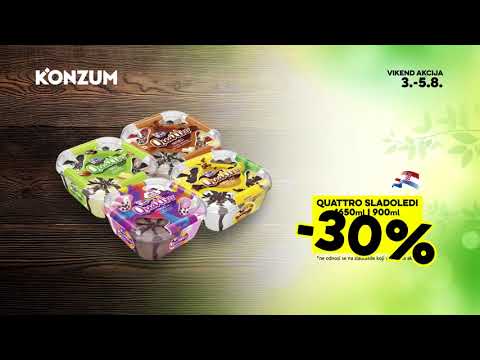 Konzum vikend akcija od 03.-05.08.2018.